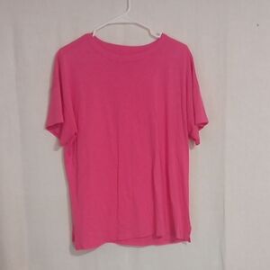24/7 Maurices Pink Short Sleeve Tee Shirt Size X-Large